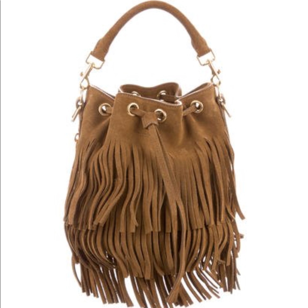 Saint Laurent Fringe crossbody with handle